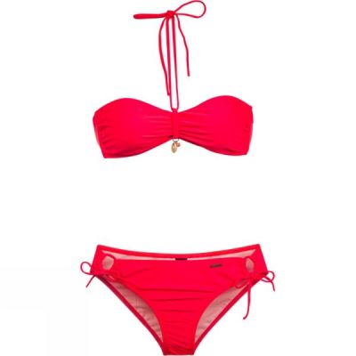Bikini Protest Akando 17 Bandeau Mujer Rojas - Chile BVM475283